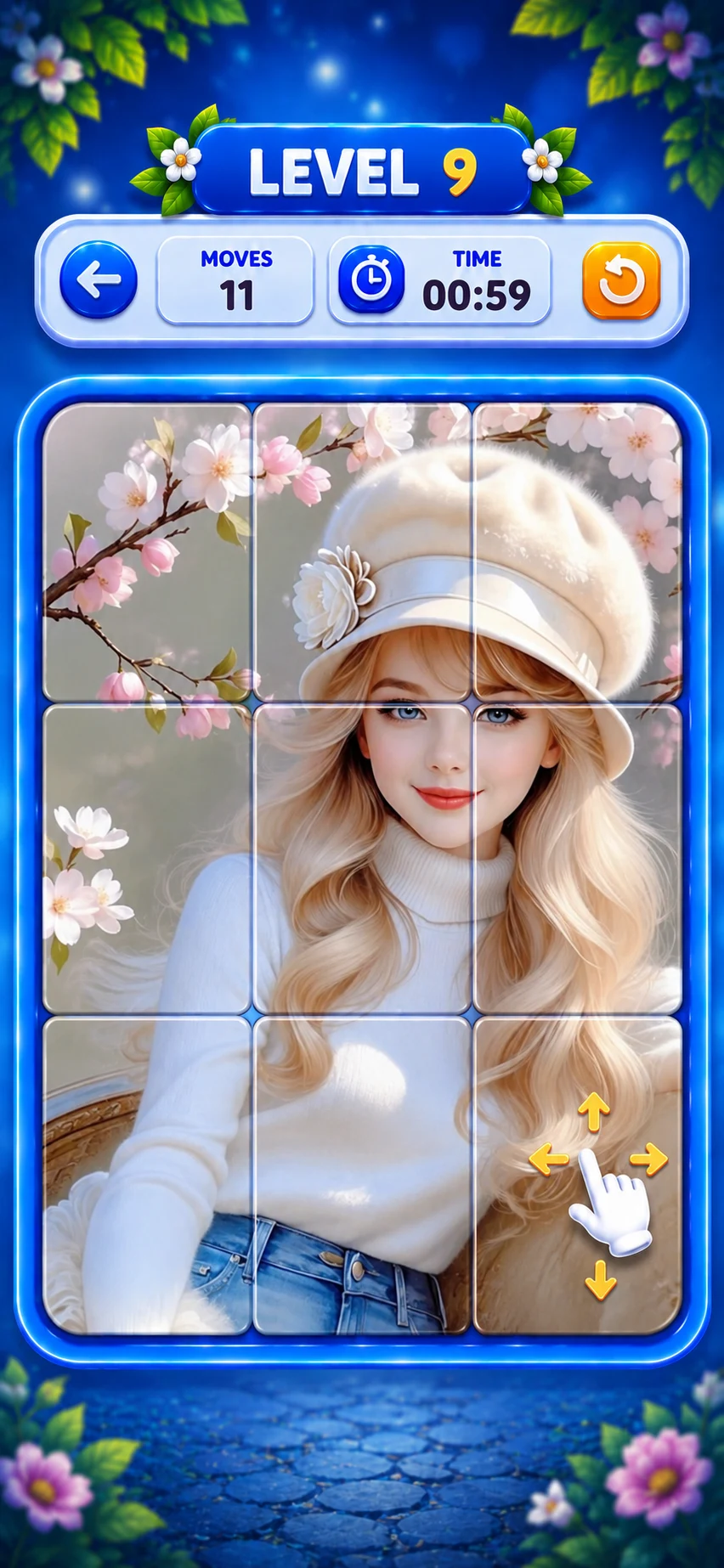 Zen Tile Journey: Picture Grid screenshot