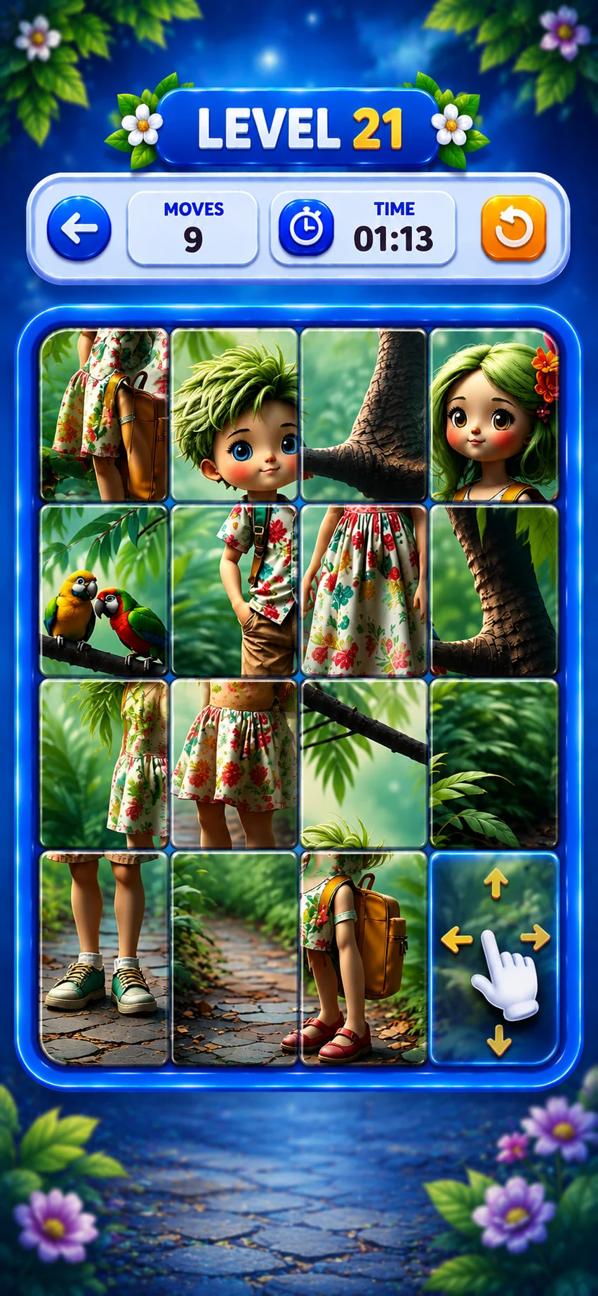 Zen Tile Journey: Picture Grid screenshot
